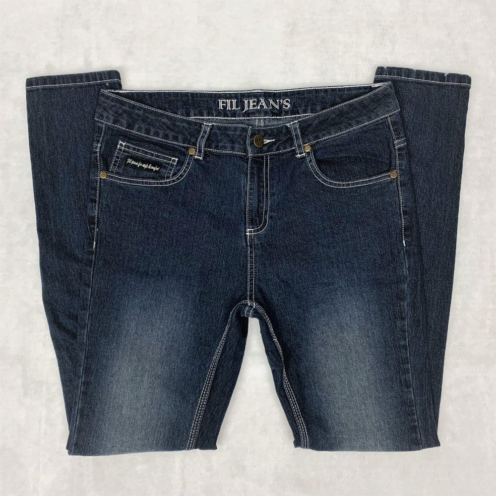 Fil Jeans Dark Wash Skinny Stretch Jeans